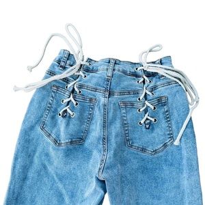 🤍 Lace up Jeans 🤍